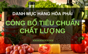 Danh mục hàng hóa phải công bố tiêu chuẩn chất lượng. Ảnh: congbochatluongsanpham.com